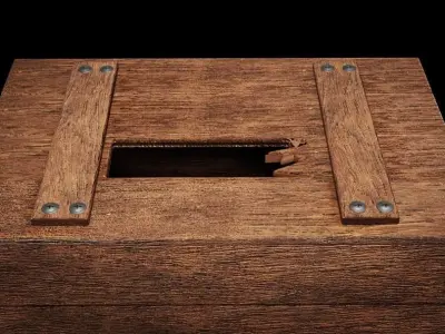High-Quality Game Prop 3D model