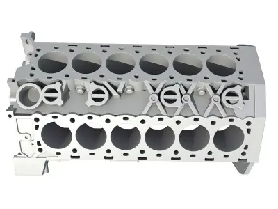 V12 Engine Block 3D model