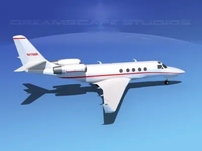 IAI Astra Jet V01 3D model