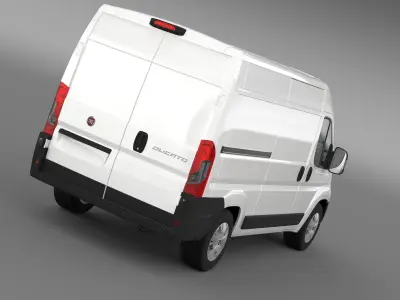 Fiat Ducato Van L2H2 2015 3D model