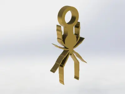 Spider Pendant Simple 3D print model