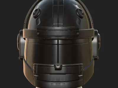 Helmet military combat soldier armor Low-poly 3D model