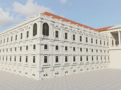 Assembleia da Republica Lisbon Portugal 3D model