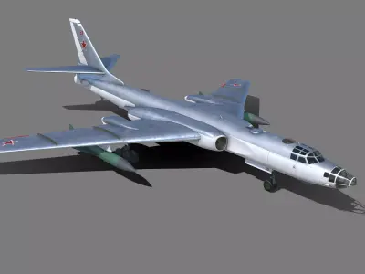 Tu-16 Badger  Xian H-6A 3D model