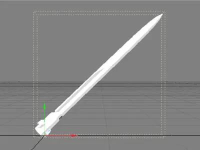 Rocket Missile - Buk-1M 3D model
