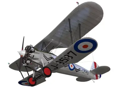 Bristol Bulldog Mk-II 3D model