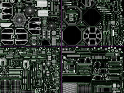 Antenas Collection - 10 pieces Low-poly 3D model