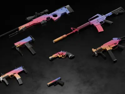 CS2  Fade Collection 3D model
