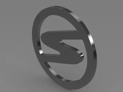 Trabant Logo 3D model