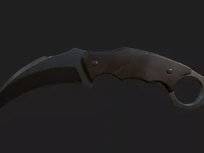 Karambit Knife - Game Ready - 4K PBR Low-poly 3D model
