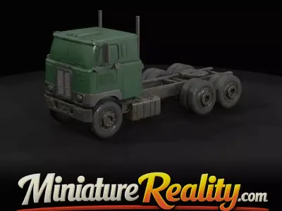 1-87 1962 Mack F700 tractor truck Print Ready STL 3D print model