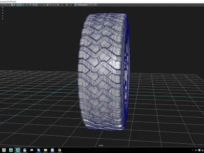 wheel tire and Free 3D model