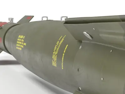GBU-10 Paveway II Laser Guided Bomb 3D model