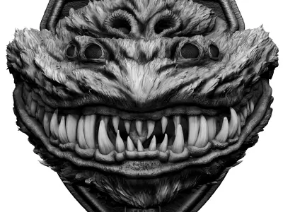 STAR WARS Nexu Portrait Bust 3D print model