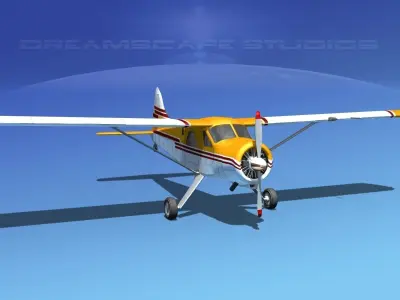 Dehaviland DH-2 Beaver SL12 3D model