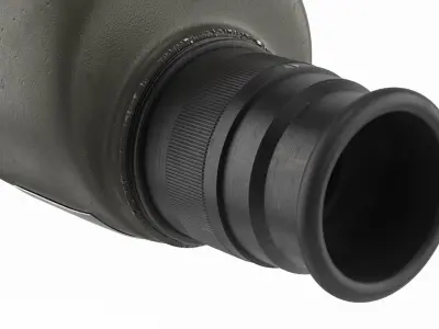 M49 Spotting Scope with Tripod Military Optic 3D model