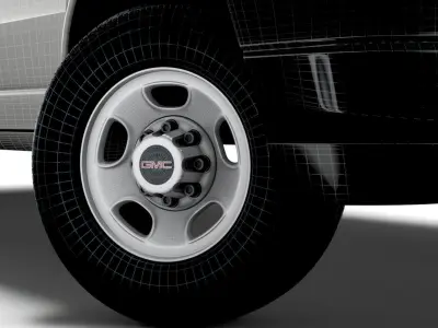 GMC Savana 2022 wheel 3D model