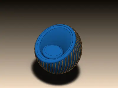 wooden chair Free 3D print model