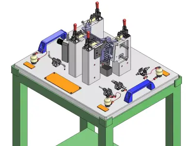 Checking Fixture-Interior Car Part 3D model