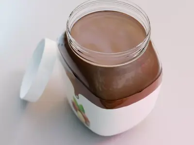 chocolate bottle Free 3D model