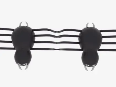  Cartoon Spider  Low-poly 3D model