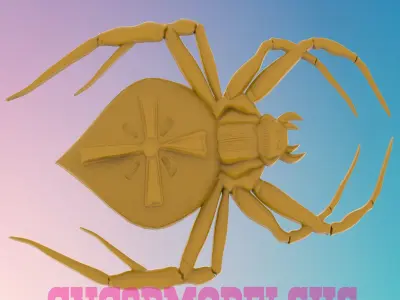 spider cross 3D MODEL STL FILE FOR CNC ROUTER LASER 3D print model