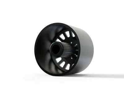 FRONT SPECIALITY FORGED D019 WHEEL 3D MODEL 3D model