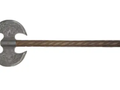 Axe 2 Double Headed 3D model