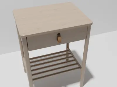 BJORKSNAS Nightstand IKEA Free 3D model