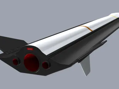 FCAAM Missile 3D model