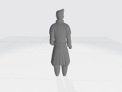 Terracotta Warriors Soldier 3D Model 3D print model