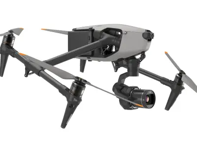 DJI Inspire 3 Drone 3D model
