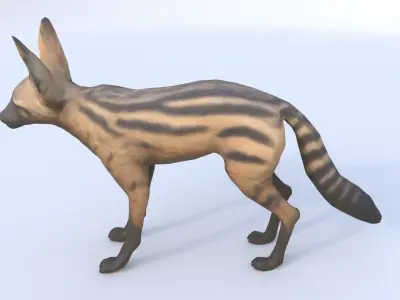 Aardwolf 3D model