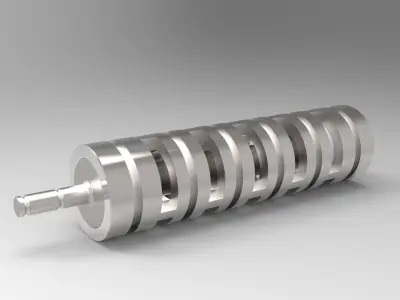 Spool Valve Free 3D model