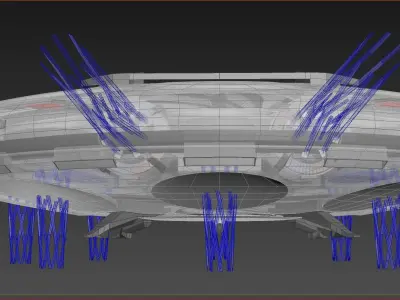 The Winged Disc - Concept 3D model