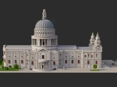 St Paul s Cathedral 3D model