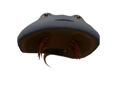Horseshoe Crab Animated  Low-poly 3D model