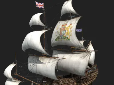 sail Ship 3D model