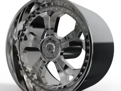 ASANTI AF138 WHEEL 3D MODEL 3D model