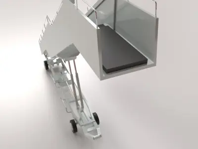 Airplane Staircase 3D model