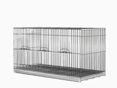 Large Birdcage Set 3D model