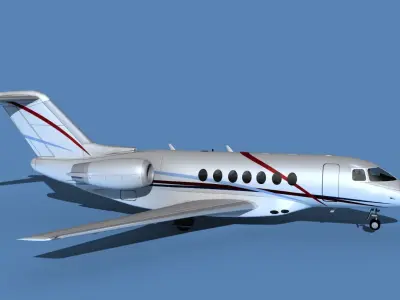 Hawker Siddley 4000 V08 3D model