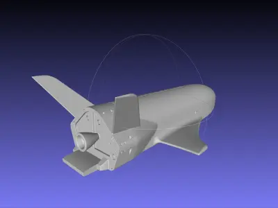 Boeing X-37B OTV Experimental Spaceplane Miniature 3D print model