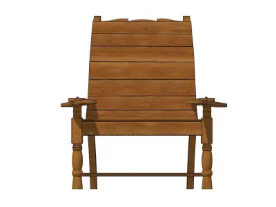 KERALA OUTDOOR CHAIR 3D model