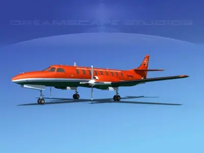 Swearingen SA226 Metroliner NLR 3D model