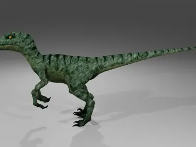 Velociraptor Dinosaur - Dinossauro Low-poly 3D model