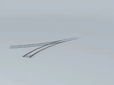 Eco Rail USA Y Point Old Steam Days Free 3D model