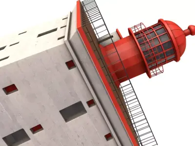 Kopu Lighthouse 3D model