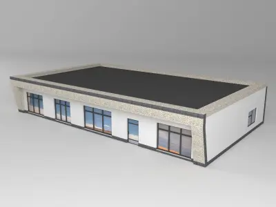 Private house Low-poly 3D model