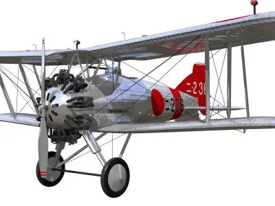Nakajima A1N 3D model